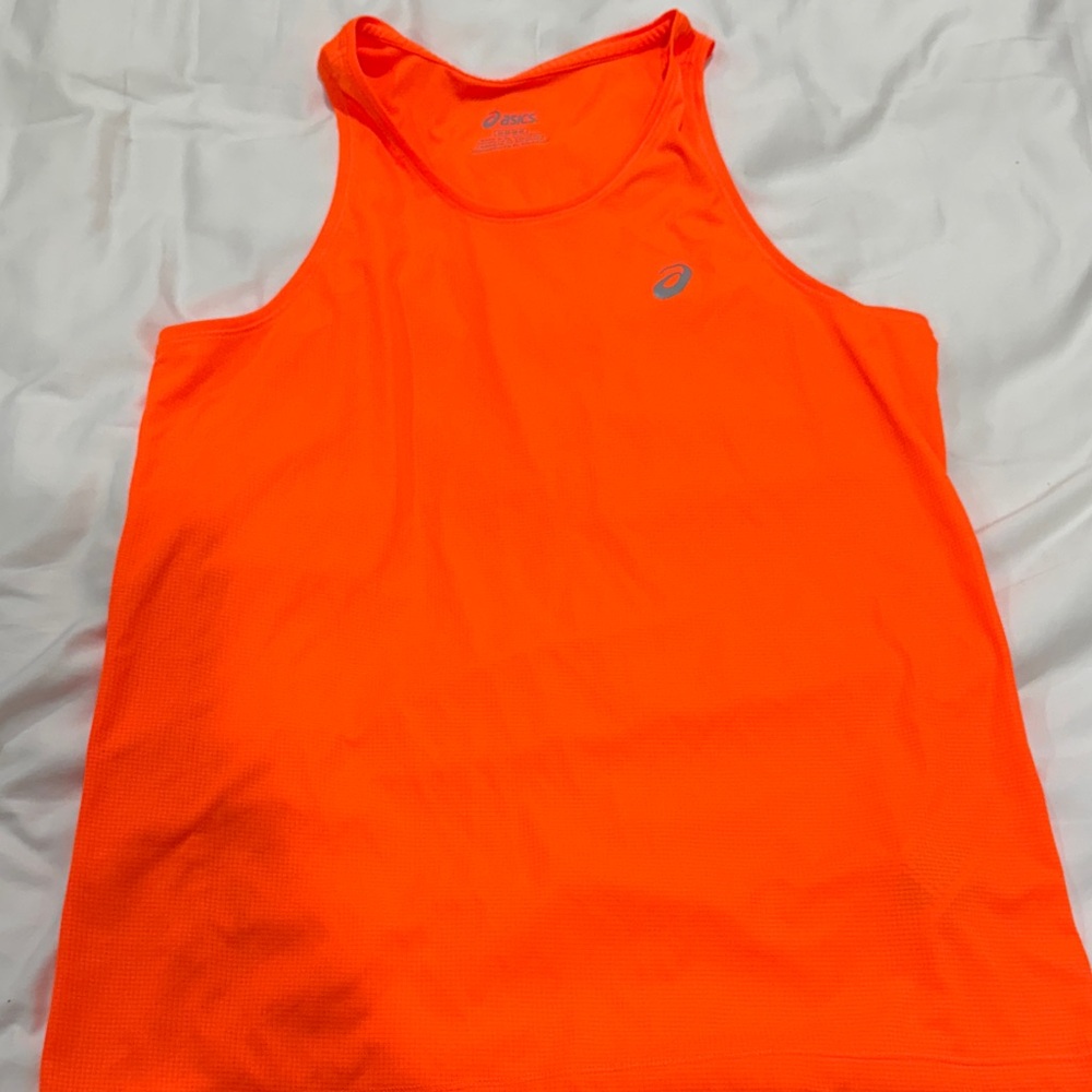 Asics Vibrant Orange Athletic Tank